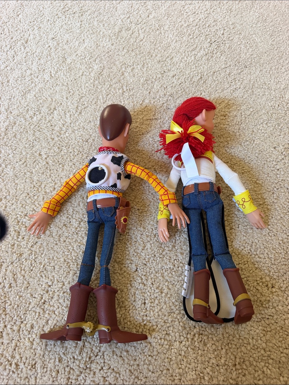Woody & Jessie Cowgirl and Cowboy Doll Set - Red, Yellow, Brown - Picture 4 of 6